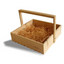 Wooden Basket with Handle