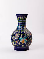 Blue Pottery Surahi Blue & Multi Colors
