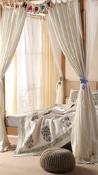 Quilt Patterns Comforter Hand block printed Cotton Queen Size Printed Quilt Pillow Coverlet - Image 4