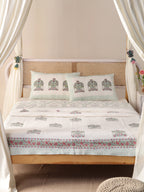 Mugal Print Cotton Soft Quilt Blanket King bed Size Cover up Quilt Blanket Throw Big Size Quilt Very Soft Natural Quilt Next day Dispatch - Image 3
