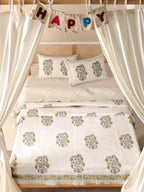 Quilt Patterns Comforter Hand block printed Cotton Queen Size Printed Quilt Pillow Coverlet - Image 2