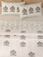 Mugal Print Cotton Soft Quilt Blanket King bed Size Cover up Quilt Blanket Throw Big Size Quilt Very Soft Natural Quilt Next day Dispatch - Image 2