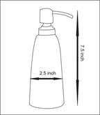Handmade Blue Base Floral Soap Dispenser