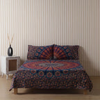 Blue Mandala Bedsheets with pillow covers
