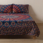 Blue Mandala Bedsheets with pillow covers