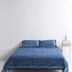 Handmade Reversible Block Printed Bedsheet and Pillow Set