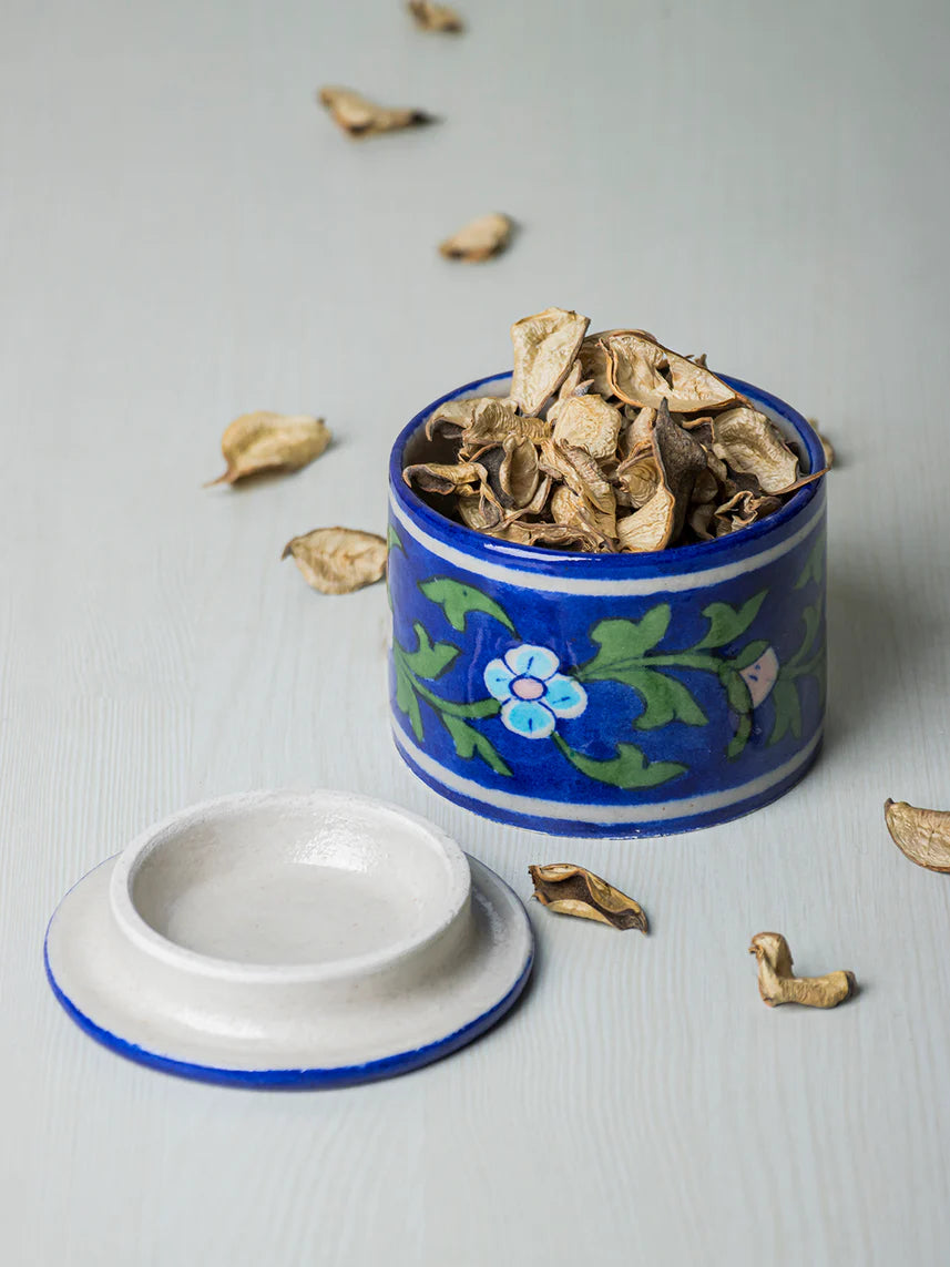 Handmade Round Box Blue Main image