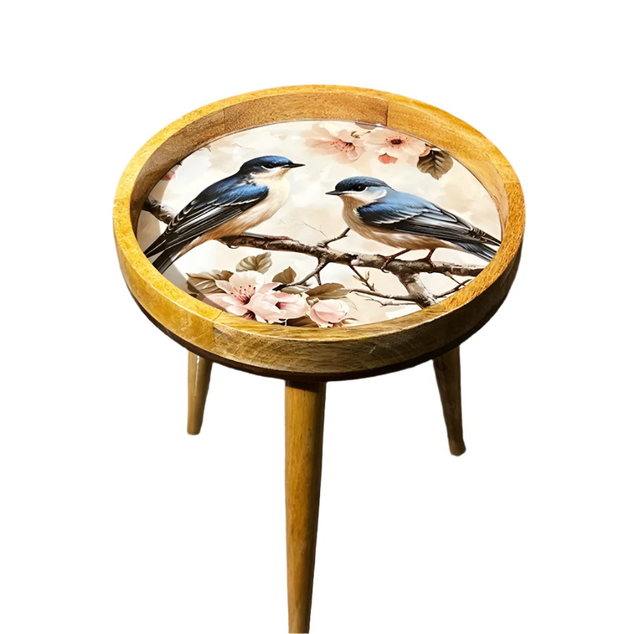 Blossom Birds Stool Main image