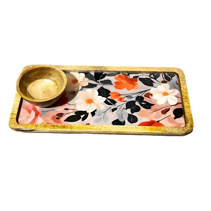 Coral Bloom Platter Main image
