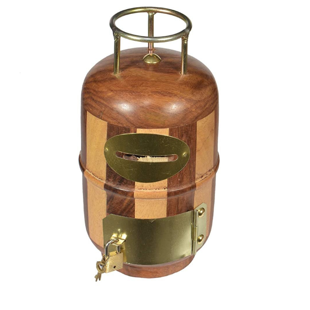 Cylindrical Money Bank Main image