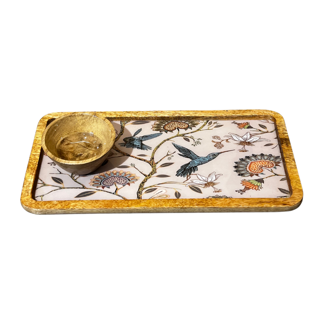 Hummingbird Garden Platter Main image