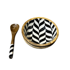 Monochrome Leaf Bowl