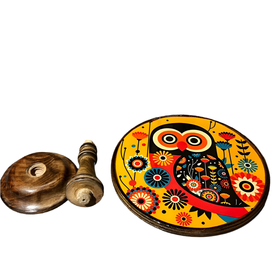 Retro Owl Cake Stand Secondary image