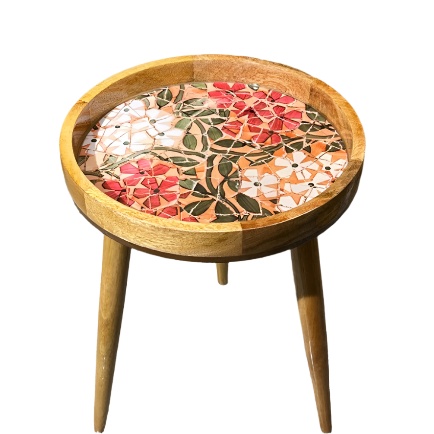 Terracotta Bloom Stool Main image