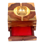 Ashtray With Cigarette Holder