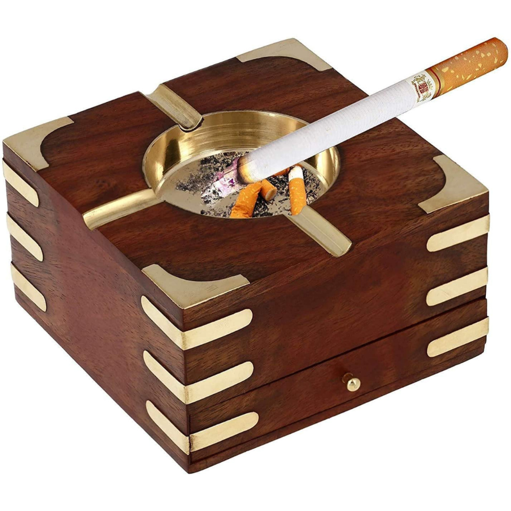 Ashtray With Cigarette Storage Case Main image