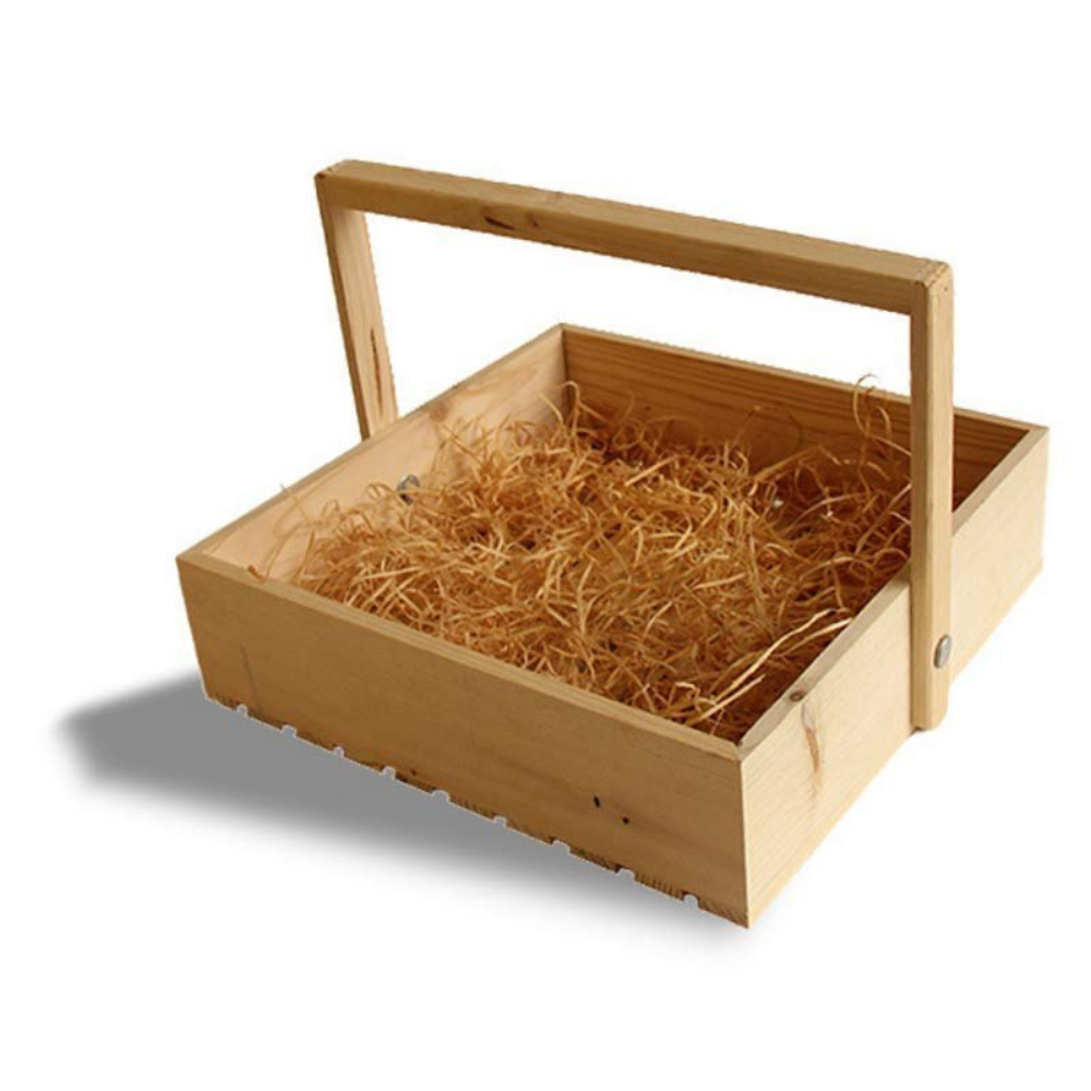 Wooden Basket with Handle Main image