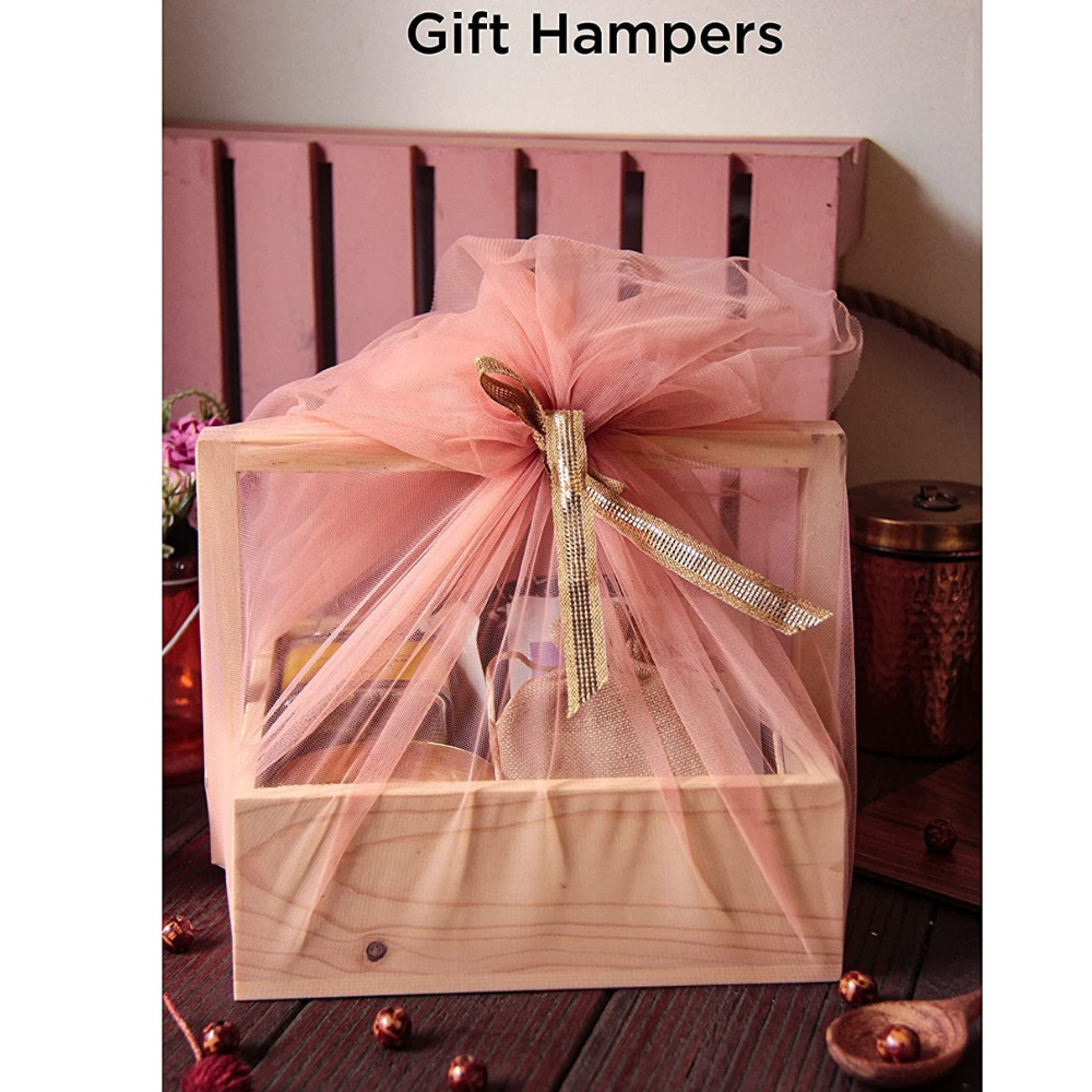 Wooden Basket with Handle Secondary image