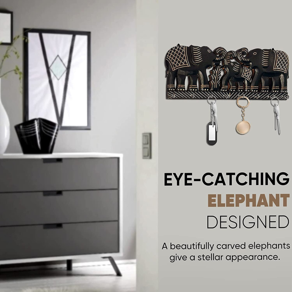Elephant Design Key Hanger