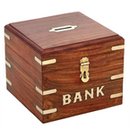 Wooden Money Bank