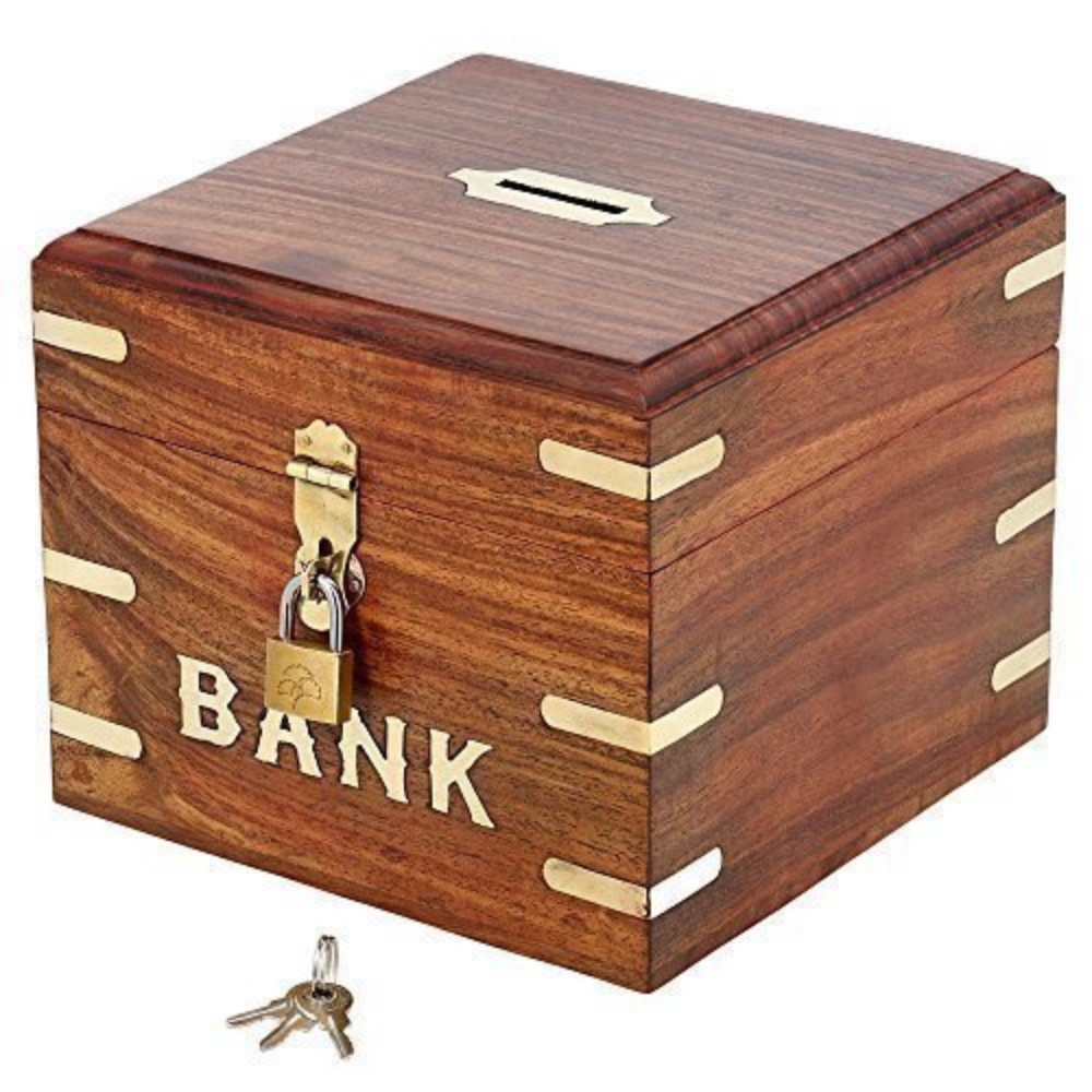 Wooden Money Bank Secondary image