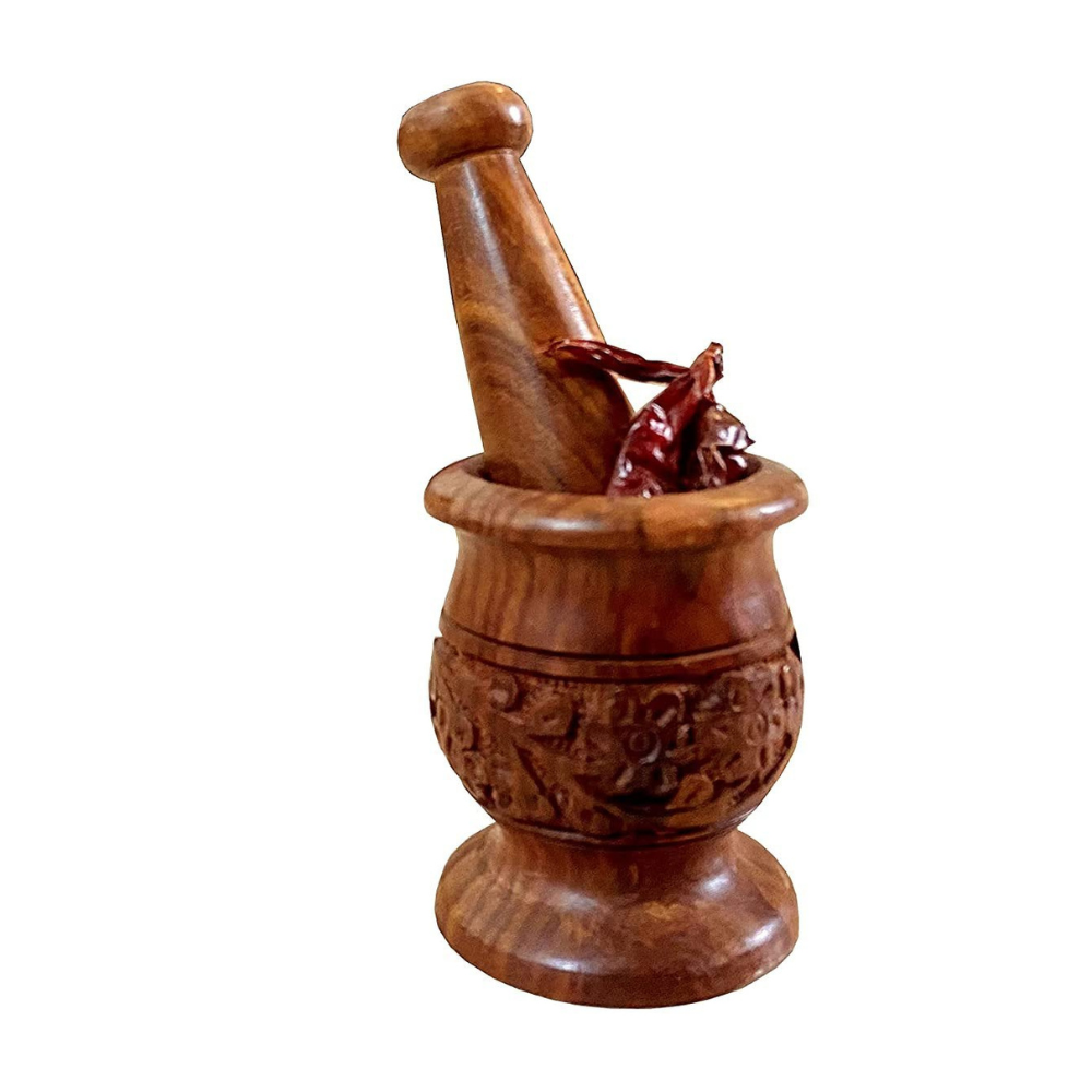 Wooden Mortar & Pestle Secondary image