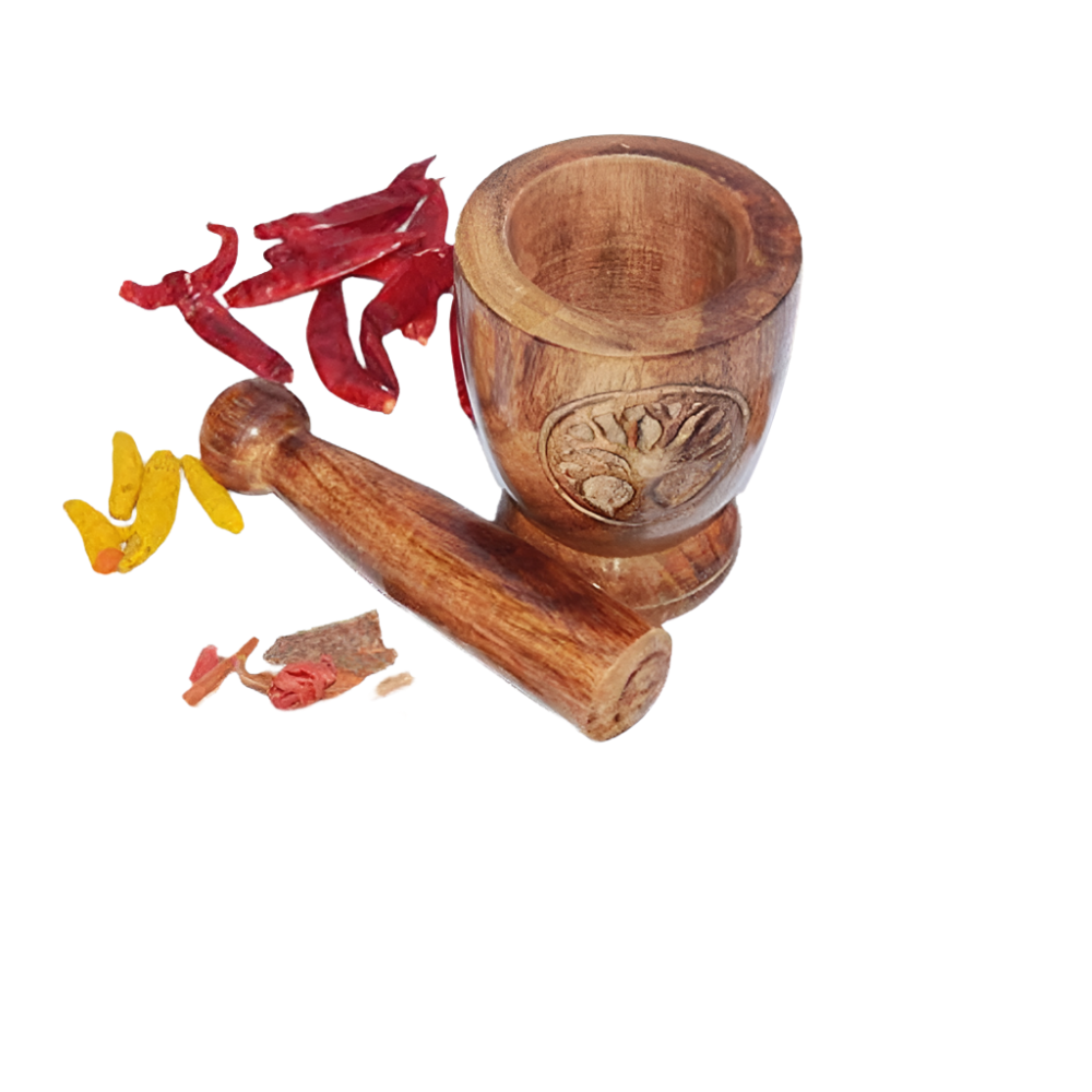 Wooden Mortar & Pestle Secondary image