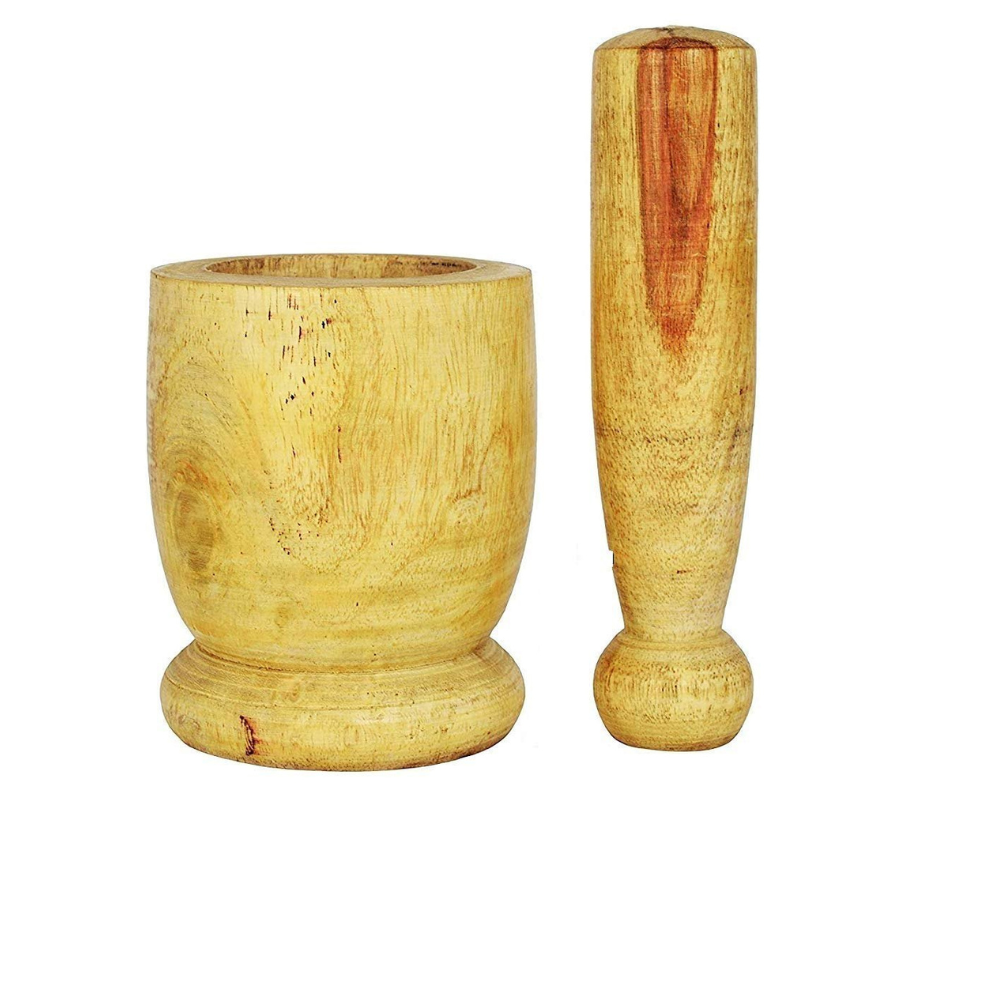 Wooden Mortar & Pestle Main image