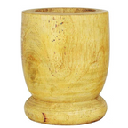 Wooden Mortar & Pestle