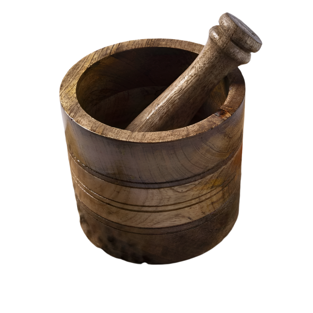 Wooden Mortar & Pestle Main image