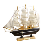 Wooden Sailing Ship Showpiece