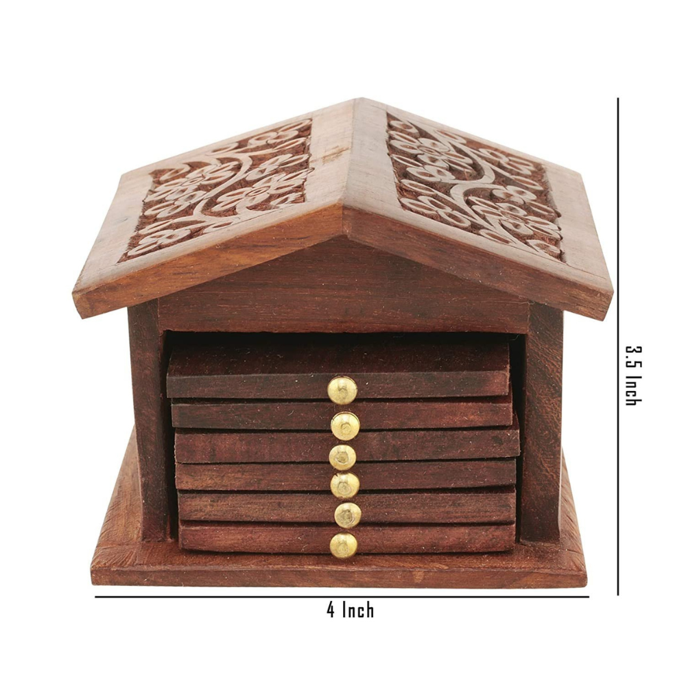 Hut Shaped Tea Coaster Secondary image