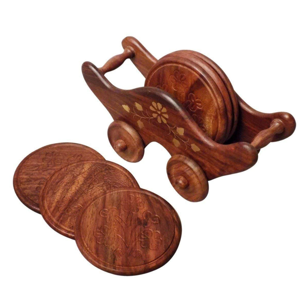 Wooden Tea Coaster Main image