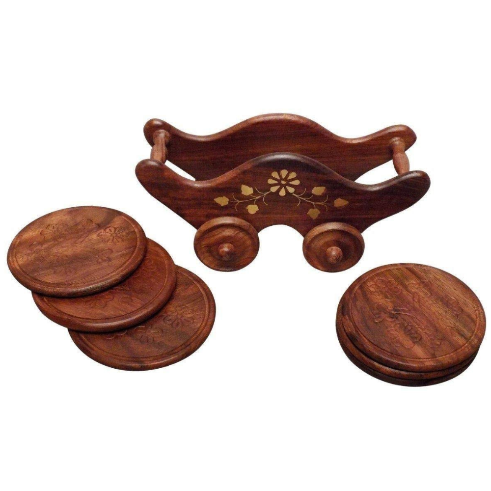 Wooden Tea Coaster Secondary image