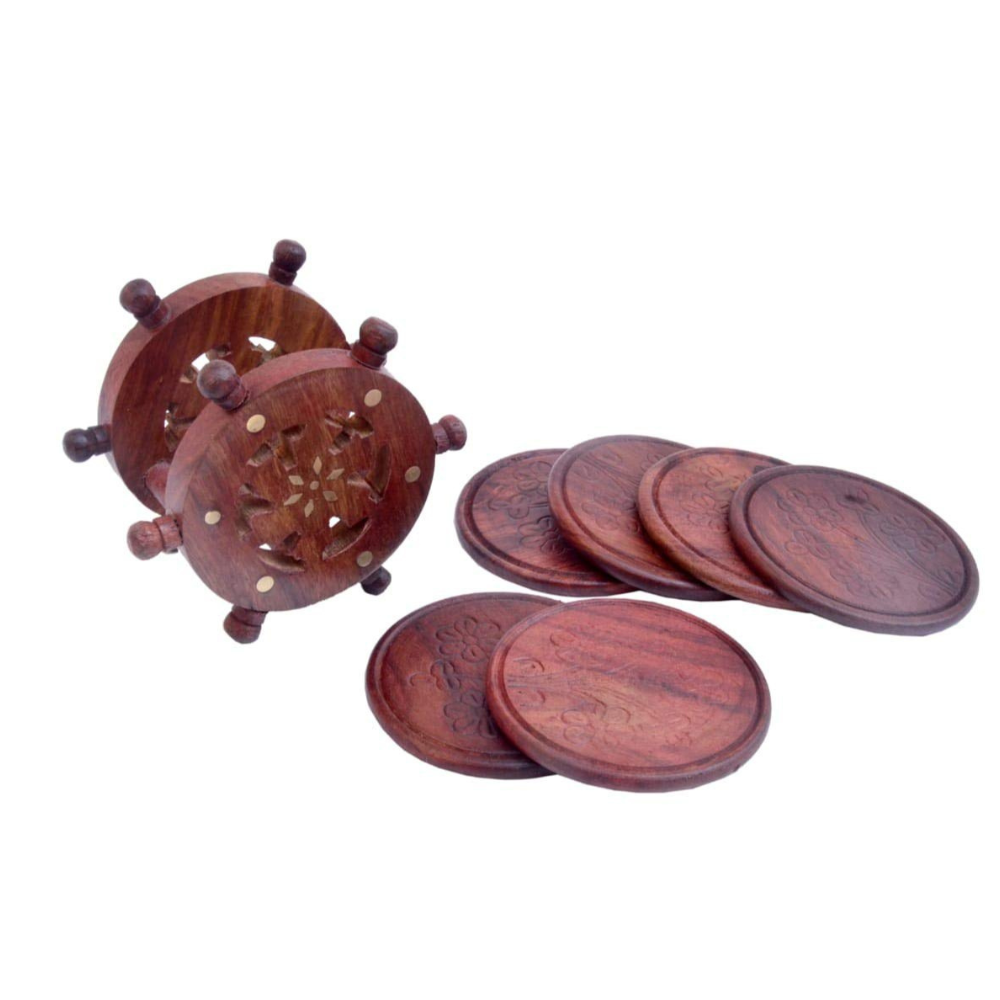 Wheel Shaped Tea Coaster Secondary image