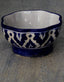 Ikat Blue Pottery Bowl