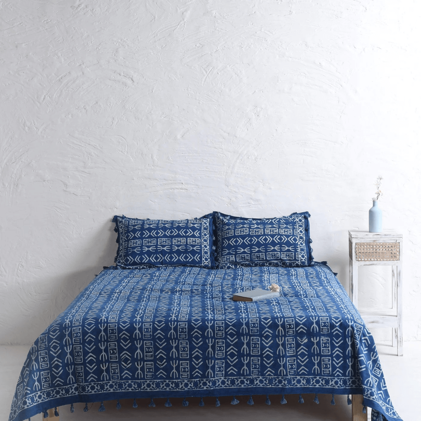 Mud Cloth Luxury Block Printed Bedsheet and Pillow Set Main image