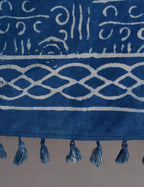 Nilaya Hand Block Printed Bedsheet and Pillow Set