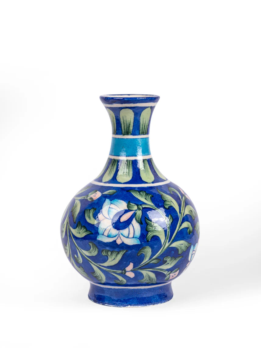 Blue Pottery Surahi Blue color