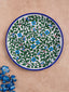 Turquoise Blossom Plate