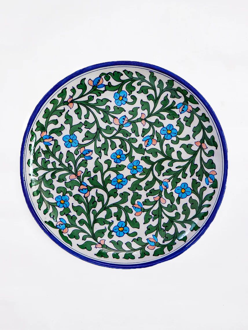 Turquoise Blossom Plate Secondary image