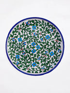 Turquoise Blossom Plate