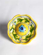 Yellow Floral Agarbatti Stand