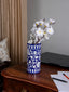 Cylinder Flower Vase Blue