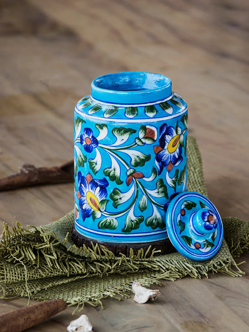 Blue Pottery Handcrafted Jar2 Main image