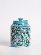 Blue Pottery Handcrafted Jar