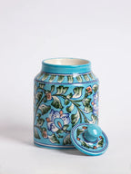 Blue Pottery Handcrafted Jar