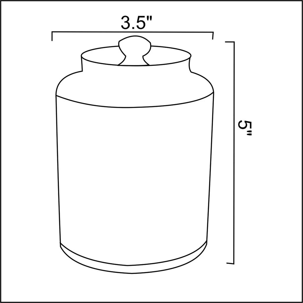 Blue Pottery Handcrafted Jar