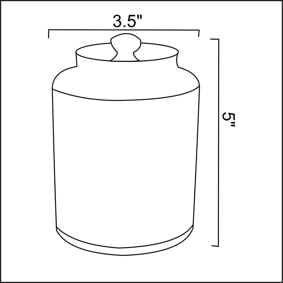 Blue Pottery Handcrafted Jar