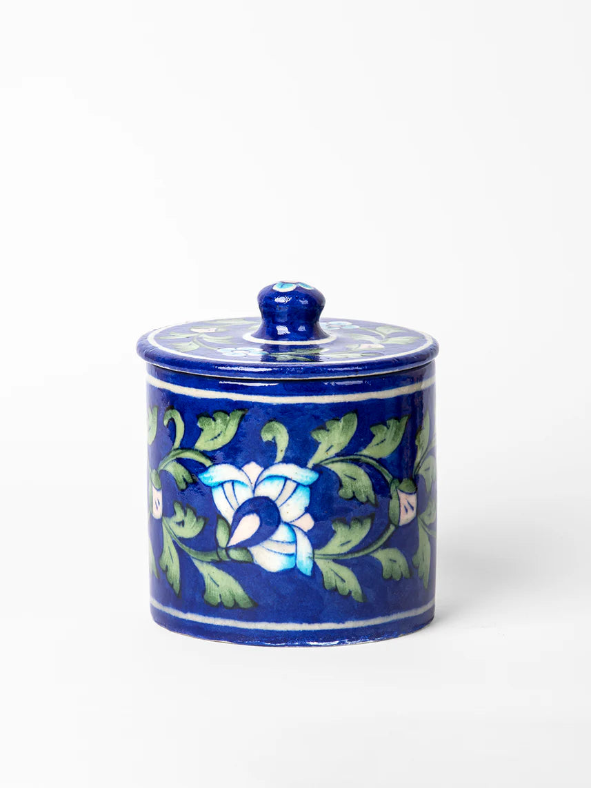 Blue Pottery Handmade Jar 2 Secondary image